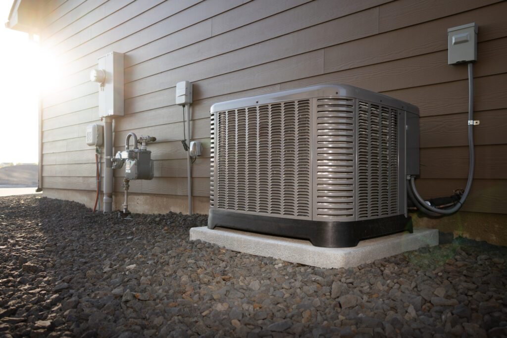 Modern HVAC air conditioner