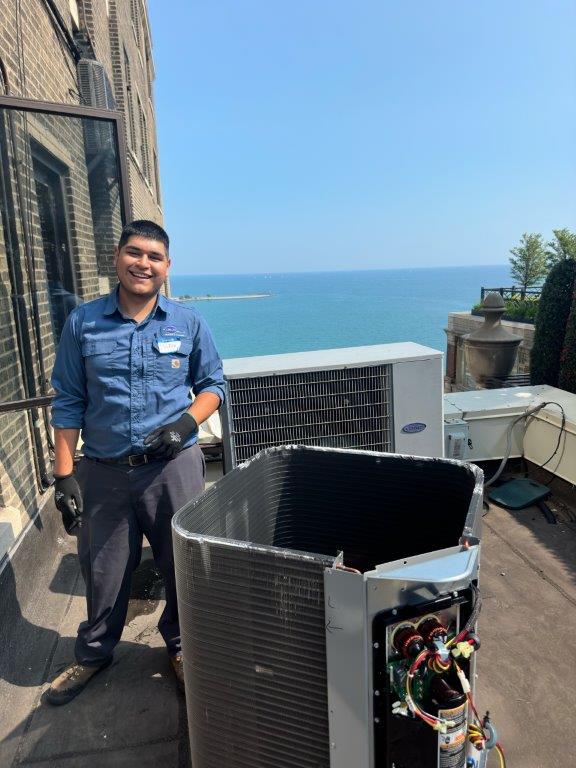 HVAC repair technician